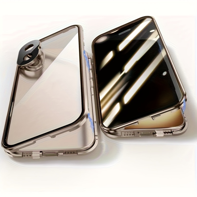 Custodia 360° Con Vetro Temperato Privacy E Telaio Magnetico Per IPhone – Anti-spia