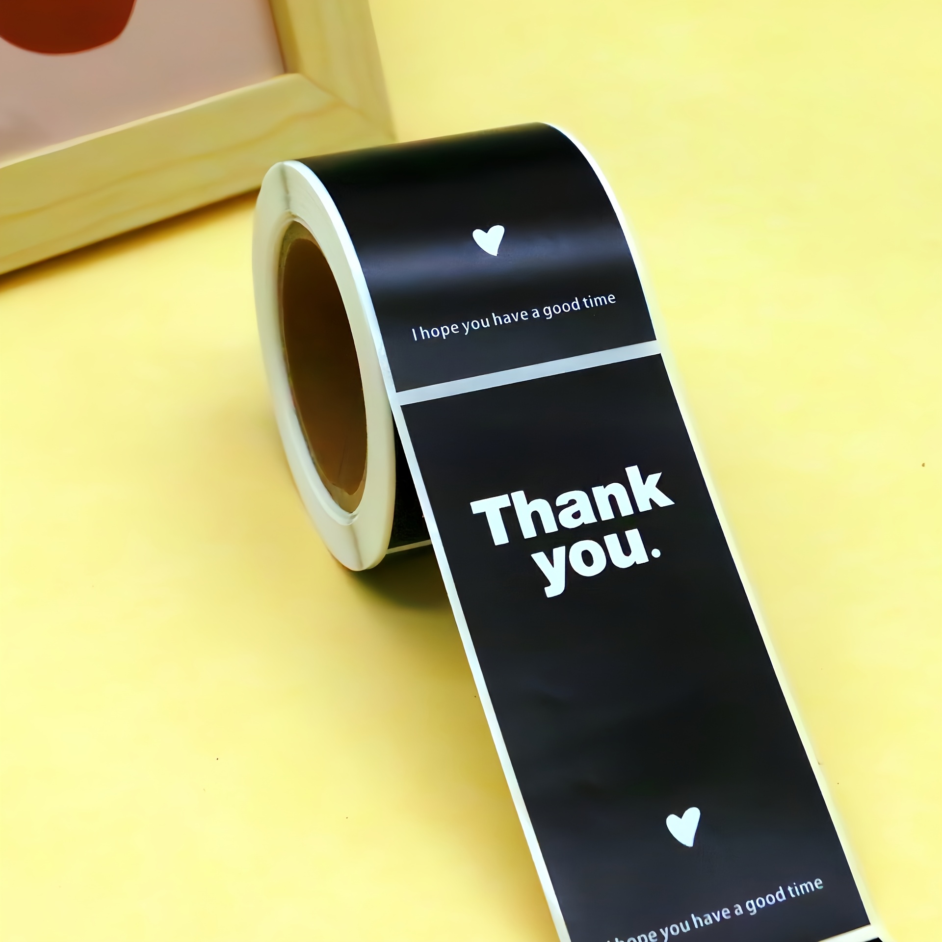 150pcs/1 Roll, Gift Packaging Thank You Seal Sticker, Baking Wedding Gift Decoration Non-dry Adhesive Stickers