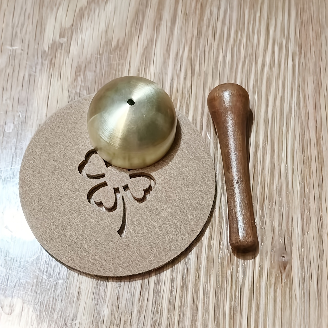 TEMU 3 pezzi Mini Campana per del Suono, , Stress, Ornamento Stile Curativo, , Campana in Ottone per Emozioni