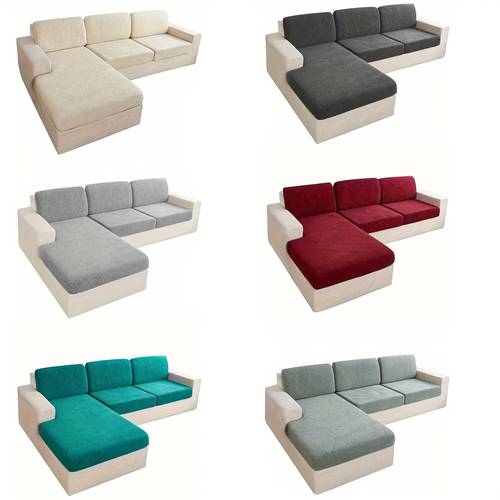 item picture 6pcs set sofa covers leaf jacquard high sofa covers furniture protective covers home decoration