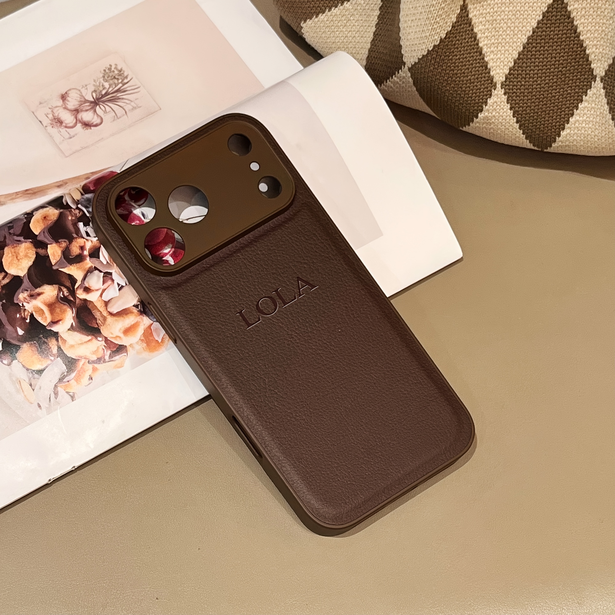 E-shop Personalisierte Handyhülle mit Initialen – Kompatibel mit iPhone 13, 14, 15, 16, 17 Pro Max, 14, 15, 16 Plus, 17 Air – Klassisches