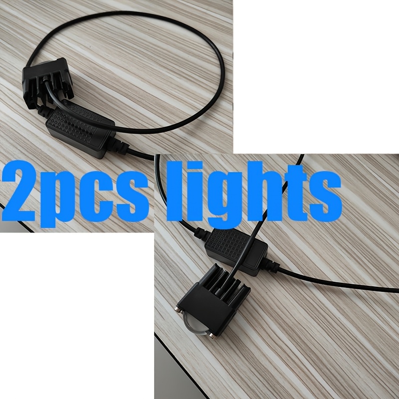 TEMU 2pcs Mini Led Fog Lights , 3000k Amber 6000k White Projector Lens Driving Spotlight For Truck Suv, Universal Auxiliary Pods For Motorcycle Atv
