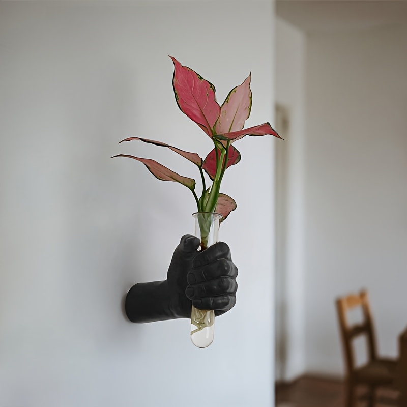 TEMU 1pc Decorativo de Diseño Artístico para Pared con Forma de , Pequeña Hidropónica Creativa para Restaurante o Hotel, Adorno Estético para Hogar y
