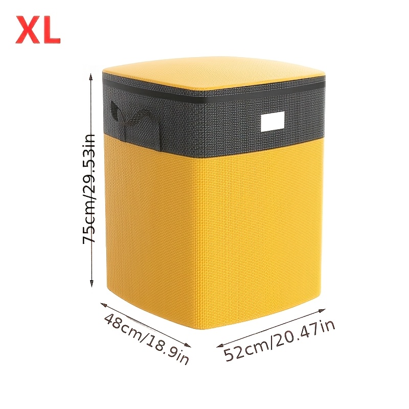 TEMU Heavy-duty Extra Large Moving Bags, Waterproof Zippered Storage For Comforters, Pillows & Clothes - Durable Reusable Packing Bags For Moving &