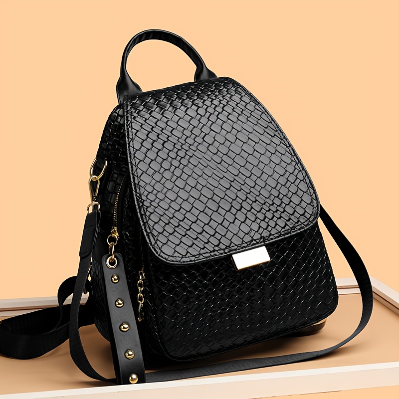 trendy studded backpack dual straps versatile shoulder - Temu display picture 2
