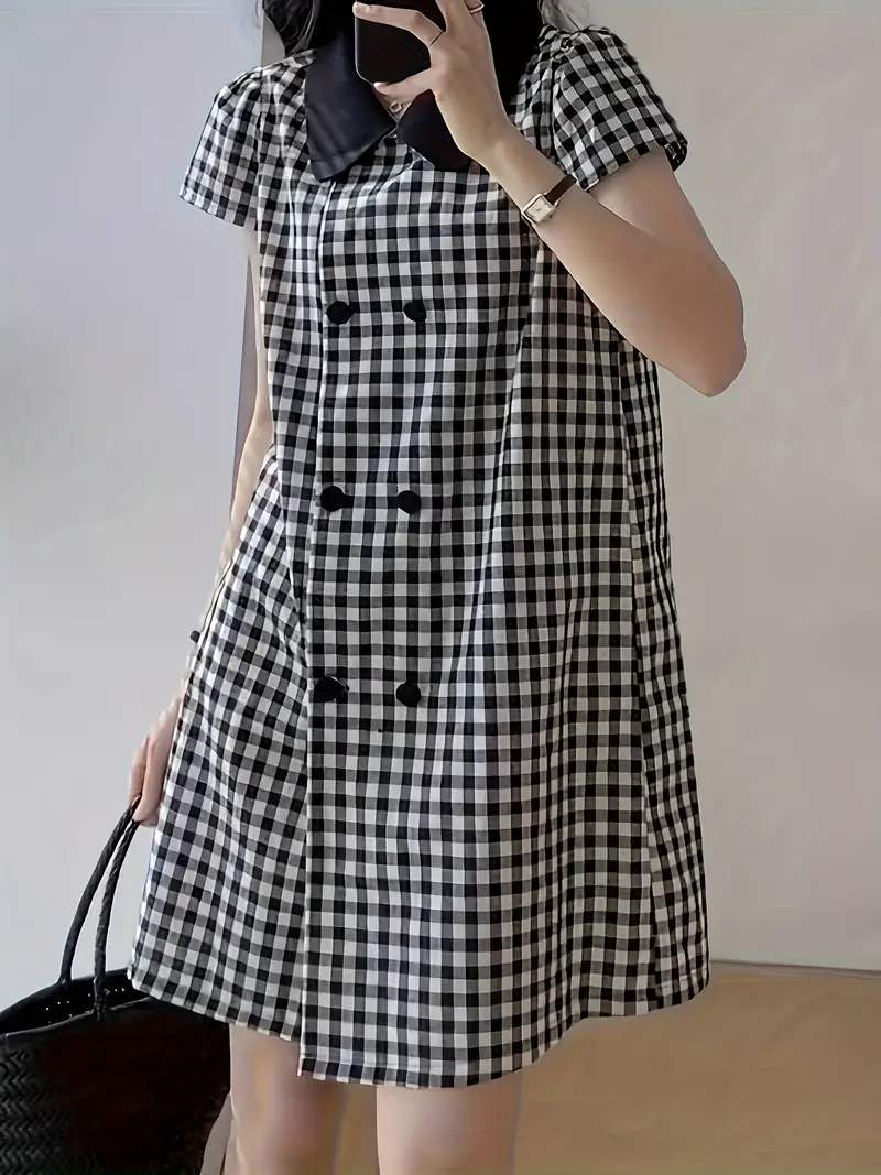 chic summer dress women korean style short sleeve - Temu Ireland chic summer dress women korean style short sleeve - Temu Ireland