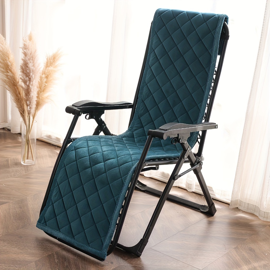 A Thickened Lounge Chair Cushion, Office Seat Cushion with Back Support,  Suitable for Non-Slip, Foldable Bed Cushion for Napping, Rocking