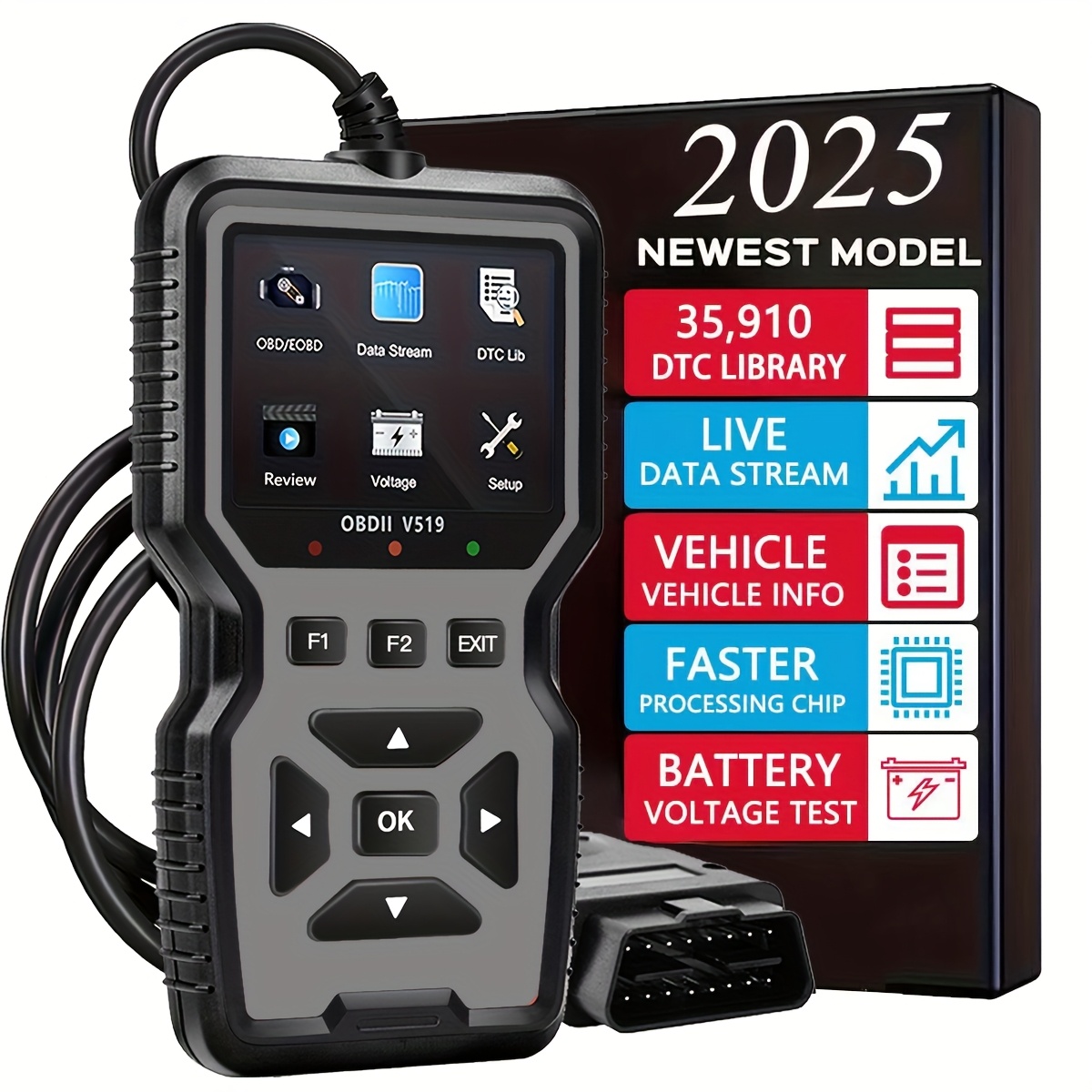 2024 v519 professional scanner usb powered car - Temu Canada