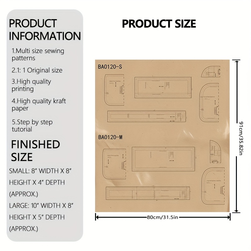 E-shop Nähmuster für Lunch-, inklusive 1:1-Skala-Designs, trendige Prototypen und ausgezeichnete Vorlagen zum Basteln von handgemachten – ein perfektes