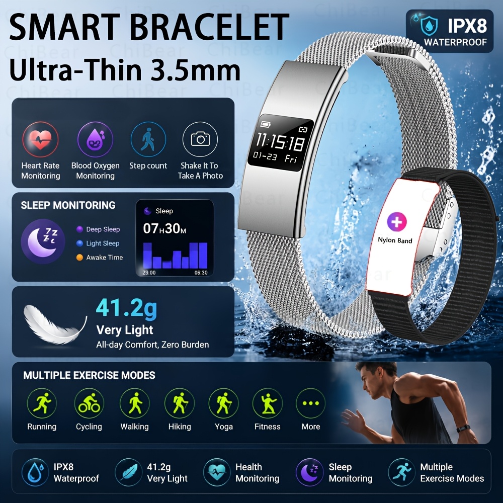 Ultra-Thin Smartwatch with Multifunctional Features