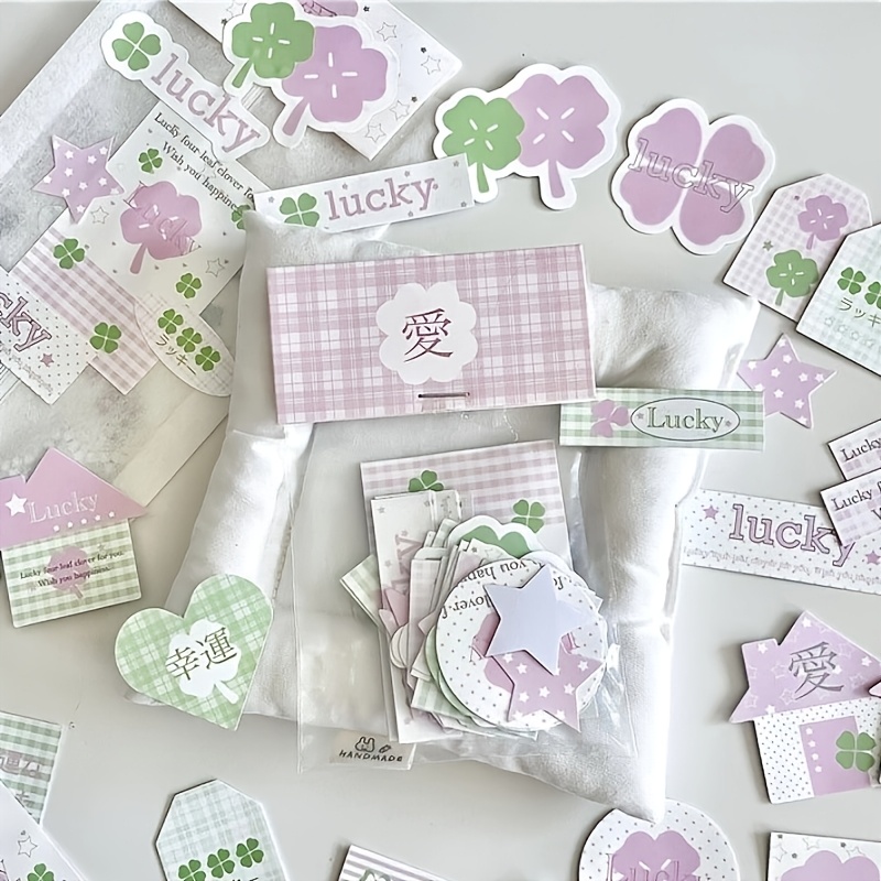 

Clover Sticker Pack, Gift Packaging Stickers, 20 Stickers Per Pack