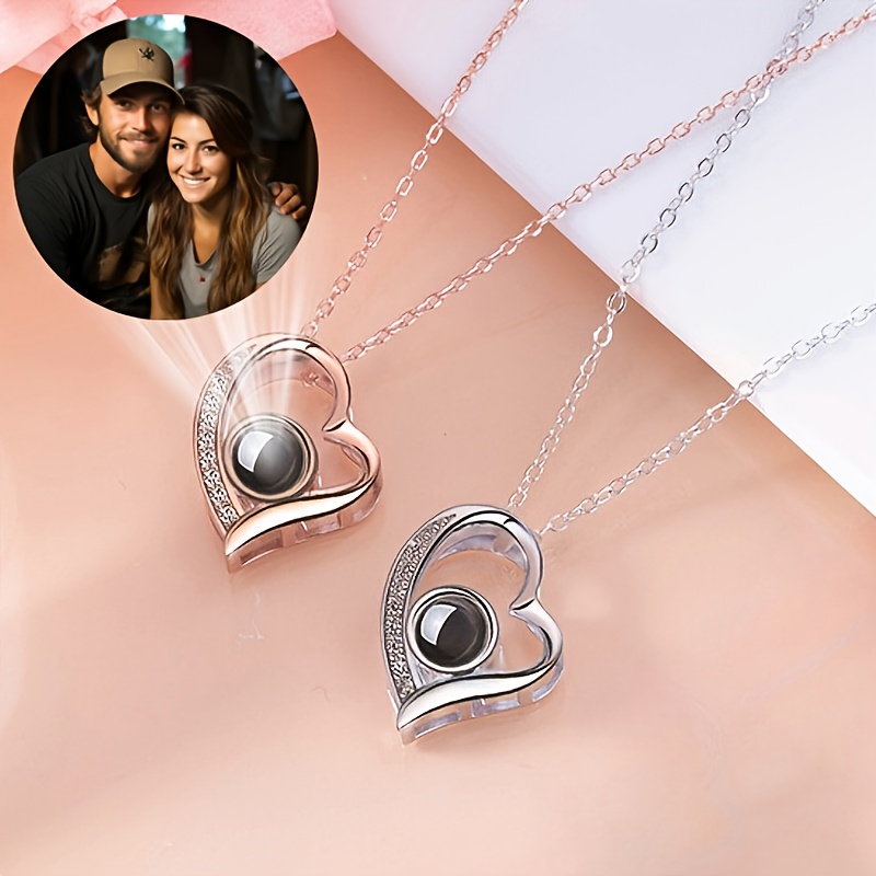 Collana con medaglone cuore oro rosato / 10K oro masscco ann '40