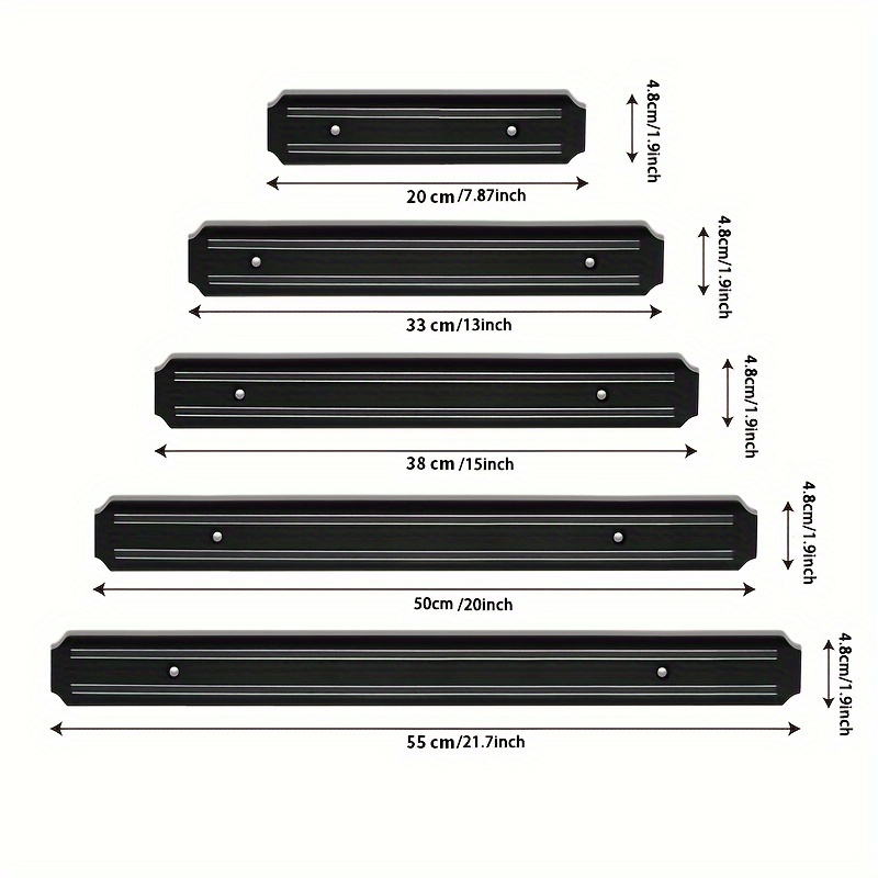 Soporte Cuchillos 55 Cm Magnetico Iman Pared Cocina