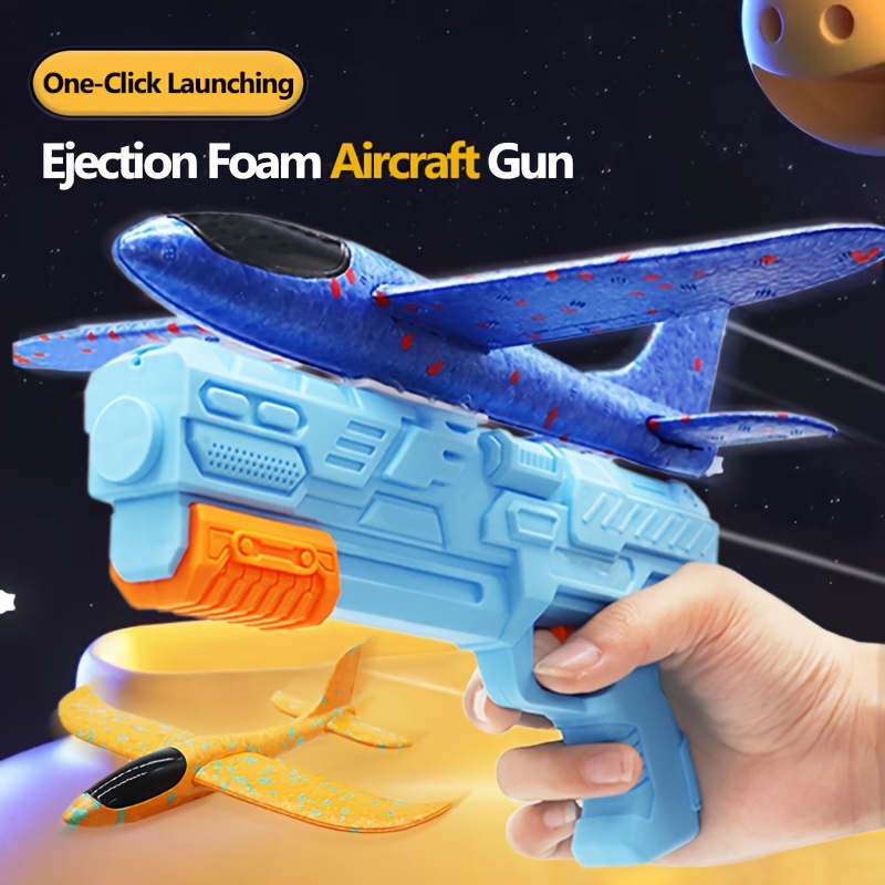 

Carrot-themed Foam Airplane Launcher Set - Perfect Outdoor Interactive Toy For Kids Ages 3-6, Ideal For Parties, , Christmas & Back-to-school Gifts Kids Toys Toys For Kids