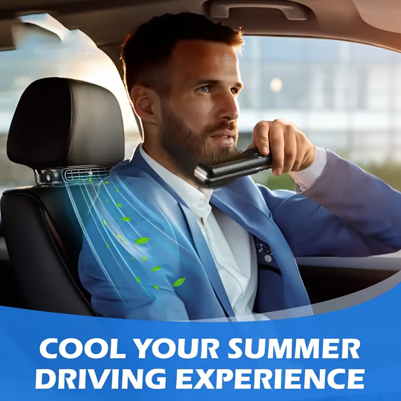 usb powered car seat cooling fan adjustable wind speed portable backseat cooler for suvs sedans rvs trucks instant from hot seats air circulation no battery required cooler portable air circulation adjustable fan usb powered fan details 7