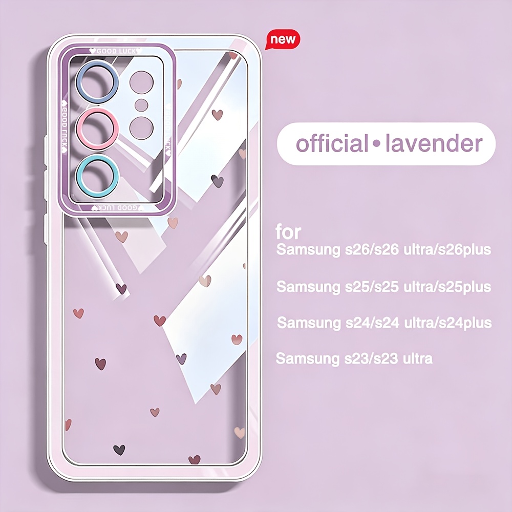 TEMU Phone Case - Suitable For S26 Ultra Phone Cases For Men And Women S25 Ultra Angel Eyes Transparent Anti-drop Galaxy S26 Plus Protective Case