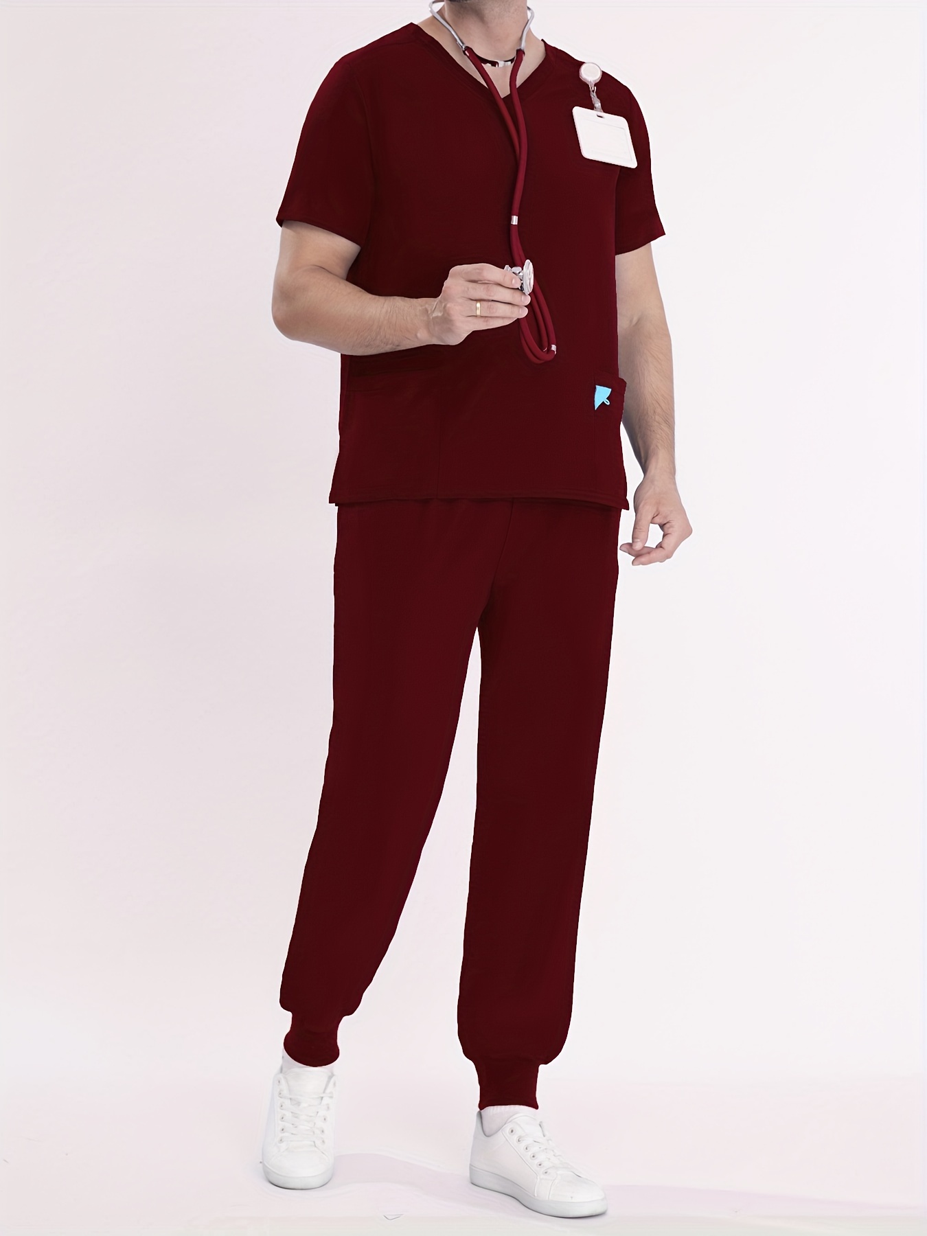 abbigliamento lavoro elasticizzato a maniche corte Temu Italy