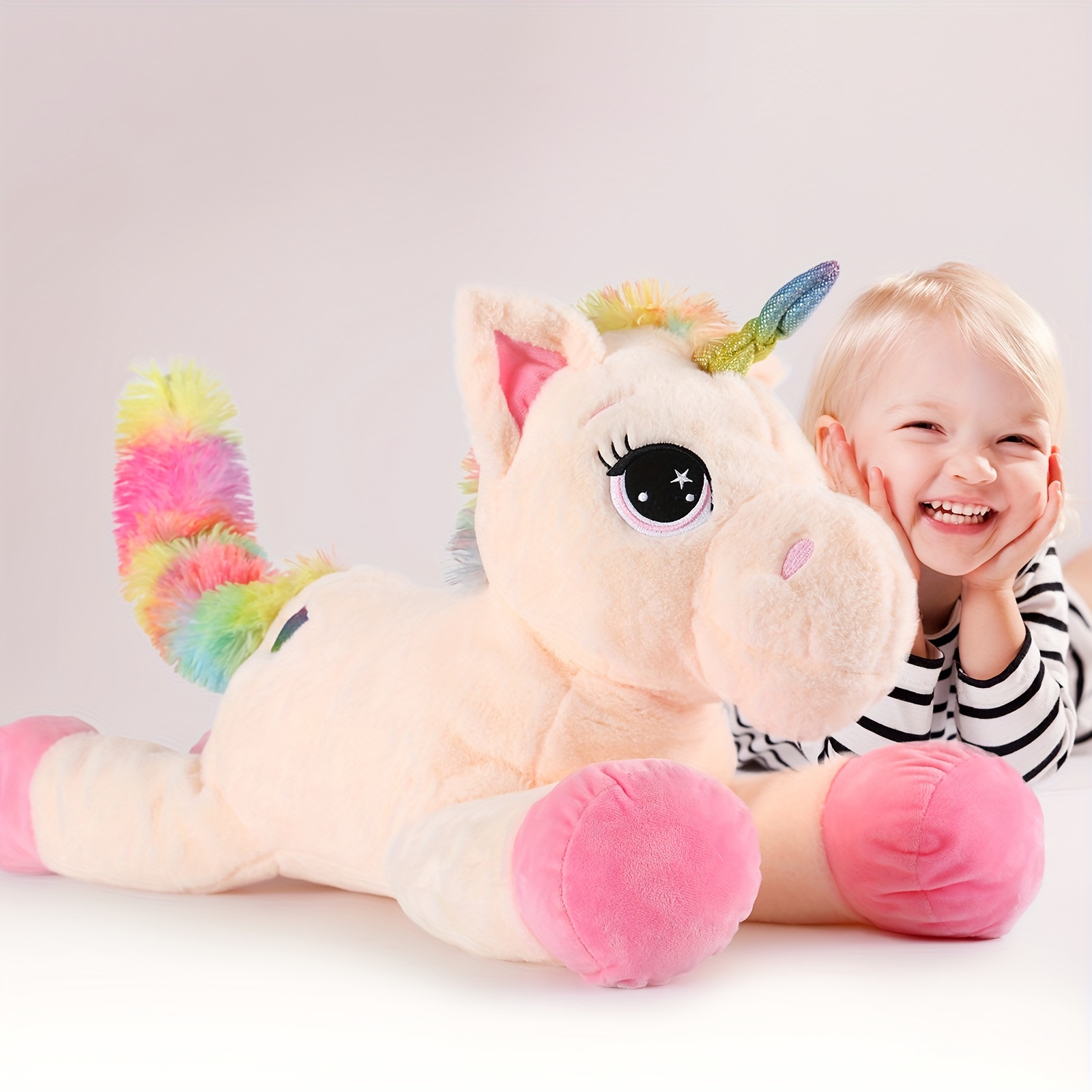 

Maogolan 32in Unicorn Plush Toys, Unicorn Stuffed Animals, Lovely Unicorn Birthday Decorations For Girls, Big Unicorns Gifts For Children