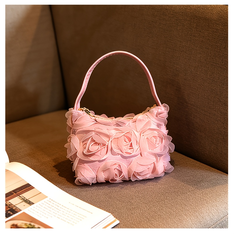 TEMU 1 sac à main tendance papillon pour adolescent, petit sac d'épaule ou de coude tendance, adapté à toutes , pour adolescent