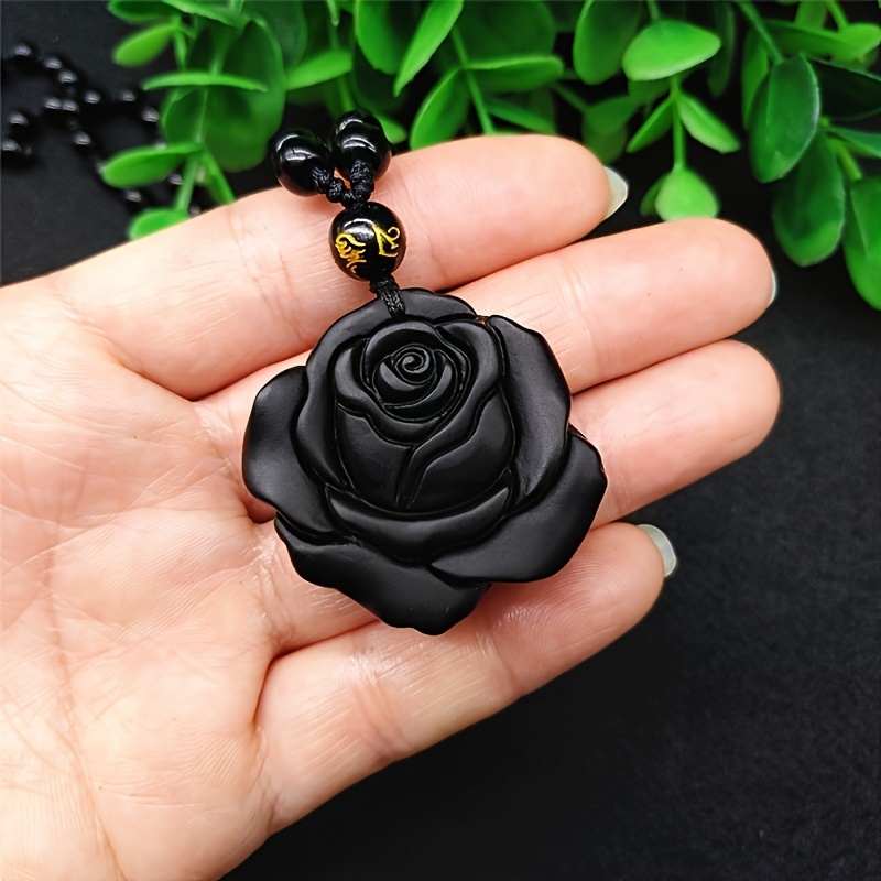 

Rose Pendant Necklace - Vintage Style, Perfect Romantic Gift For Couples &