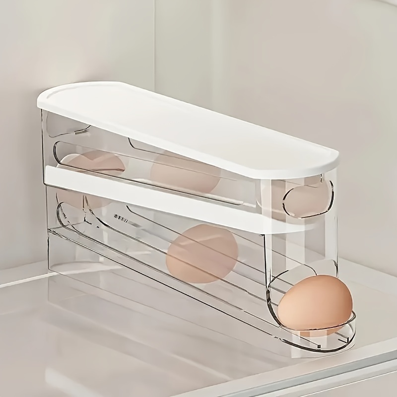 Flip-Top Refrigerator Egg Holder