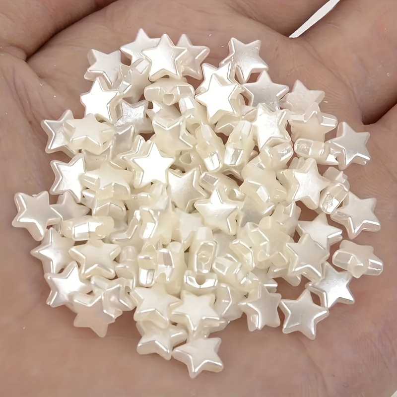 Image of 10mm 100pcs Of Acrylic Loose Spacer Beads, Used For Jewelry Making Additions For Bracelets And Necklaces