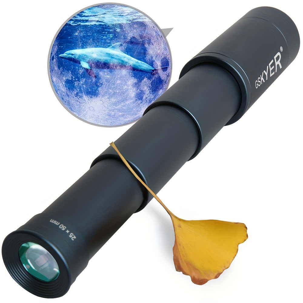 

Gskyer 25x50 Telescope Hd High Powered Scope For Adult With Fmc Lens Bak-4 Prism, The High-end , Optics Monoculars For Bird Watching Travelling Watching Games Hiking Hunting