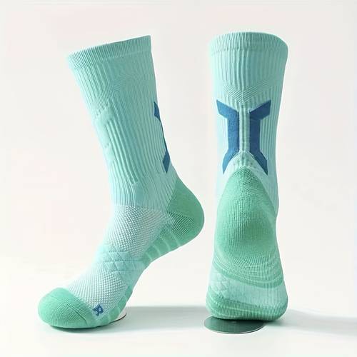 calcetines de compresión para hombre pantorrilla, calcetines casuales transpirables y cómodos, calcetines deportivos de moda que absorben el , adecuados para fitness , baloncesto y correr