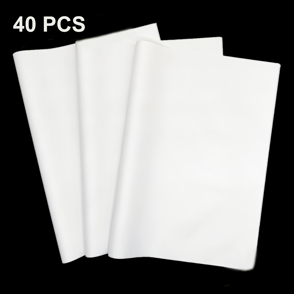 Image of 40pcs White Tissue Paper, 14x20 Inches Tissue Paper For Gift Bags, Wrapping Tissue Paper Bulk, Gift Wraps For Mother's Day, Birthday, Weddings, Holiday, Party Decor