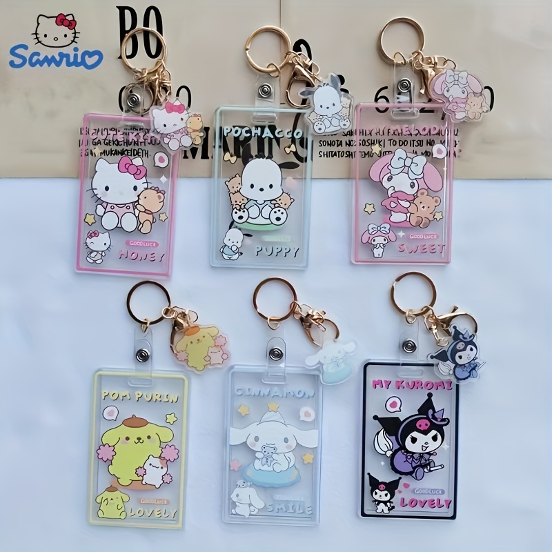 Anime Card Cover Buckle Bracelet Keychain Kawaii - Temu