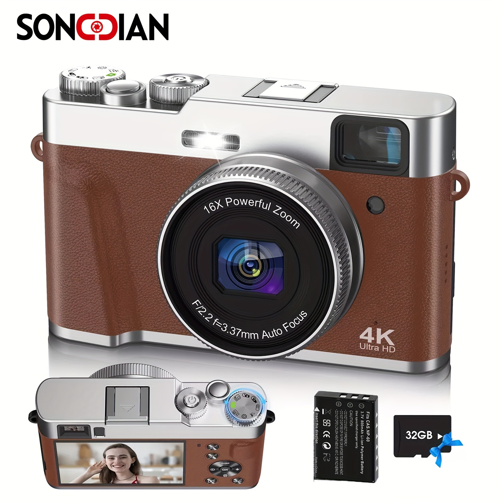 4k ultra hd digital camera 48mp vlogging camera Temu Ireland