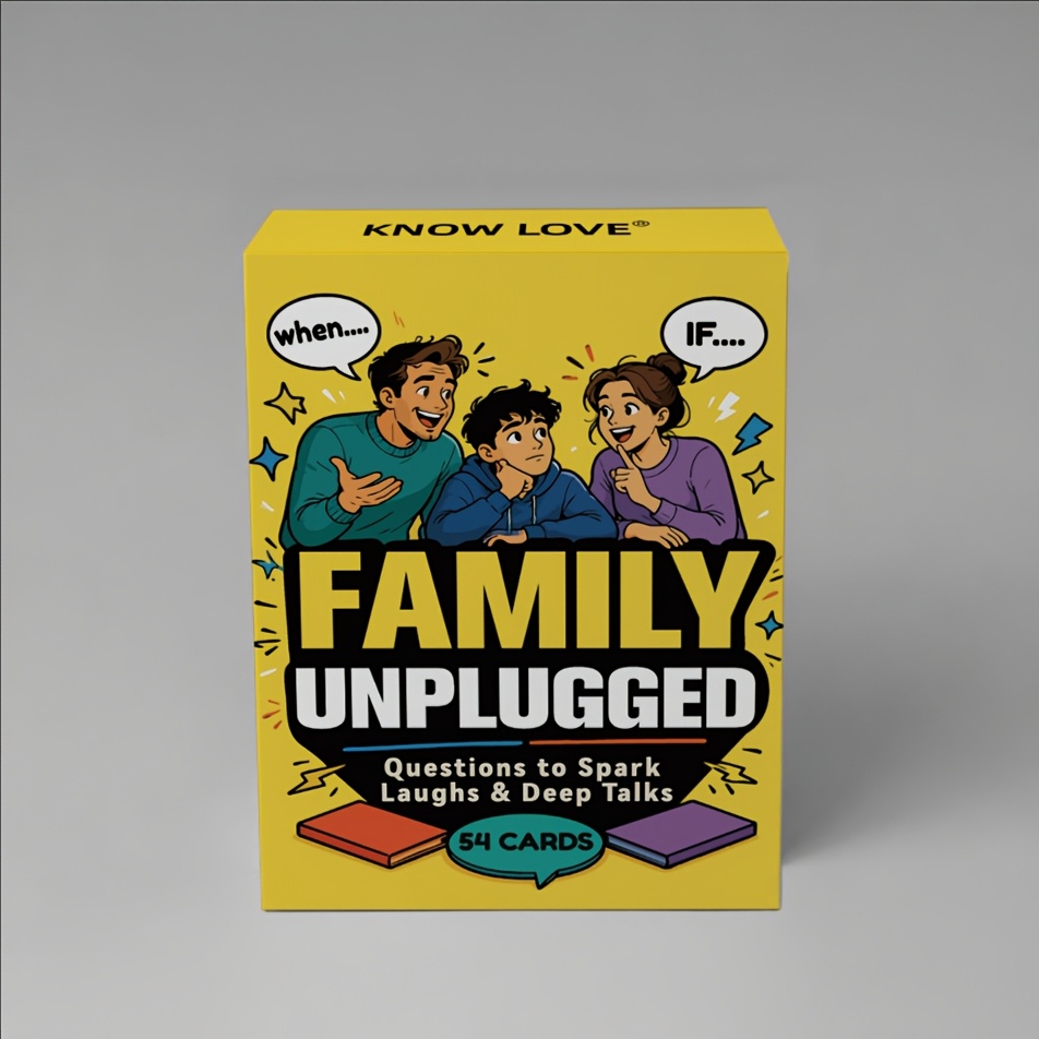 TEMU Omg! Family Conversation Cards Designed To Spark , Improve Communication, Build , And Create (screen-free!). It's A Perfect Gift For , Parties,