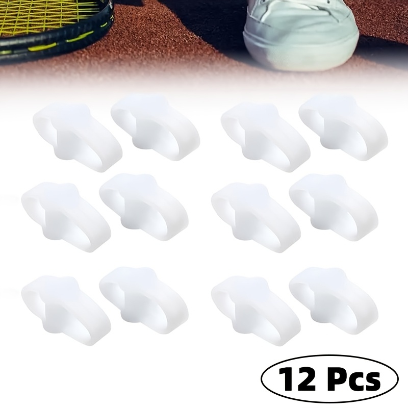 TEMU 12pcs Set Of Unisex Silicone Toe Covers - Comfortable Big Toe Pads, Soft Silicone Toe Covers, Anti-friction Spacers, For Use With Shoes, Foot