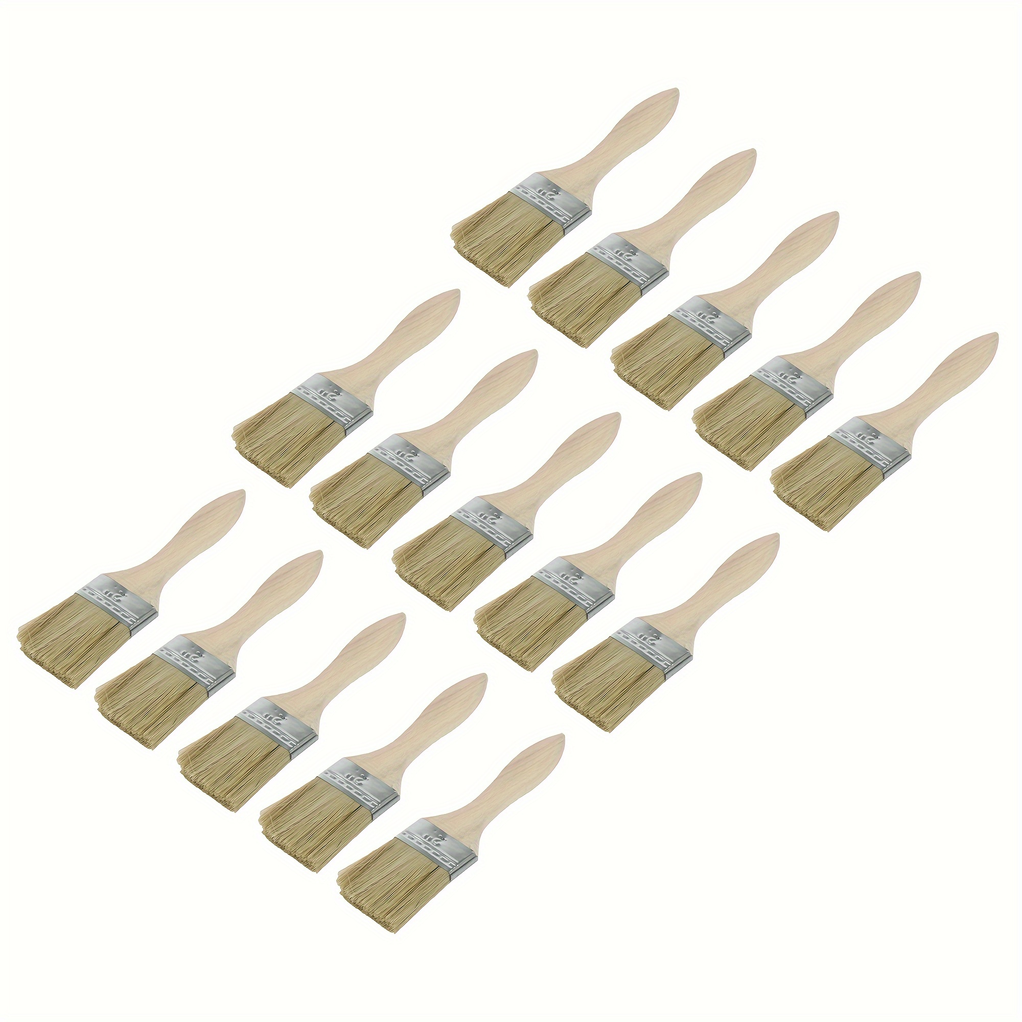 

15pcs Thin Handle Paint Brush 2 Inches