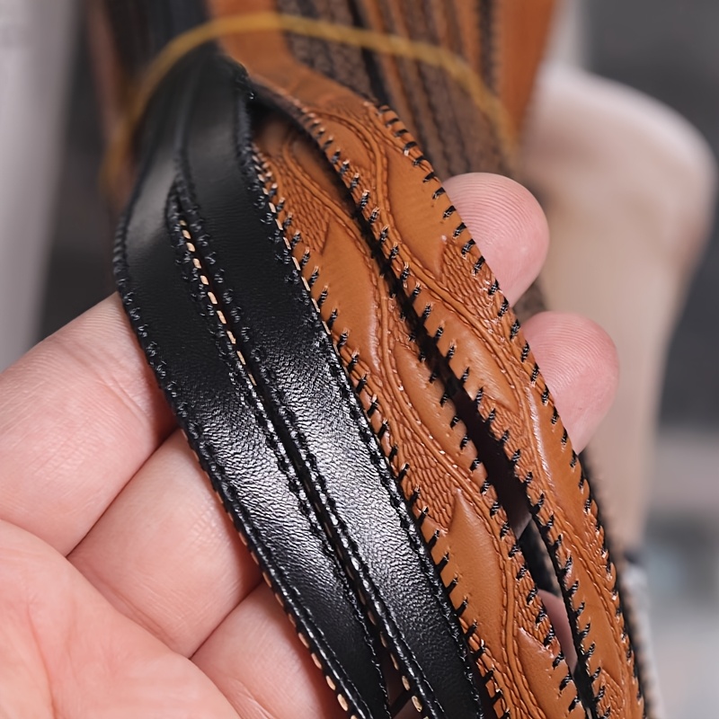 TEMU 1 mètre de cordon en similicuir, fil plat de 2 mm, idéal pour la création de bracelets et de bijoux