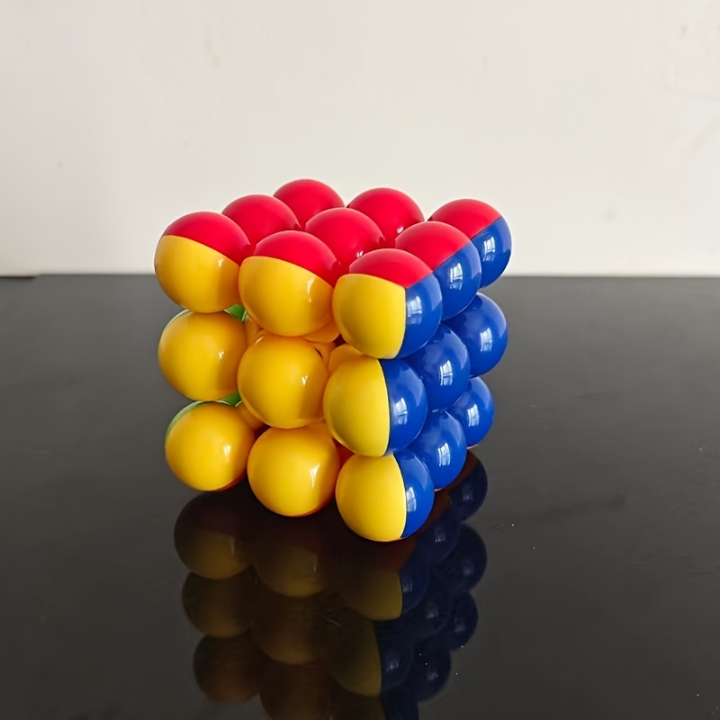 Cuberspeed Yj 3x3 Ball Cube Bead 3x3x3 Stickerless Magic Cube Puzzle