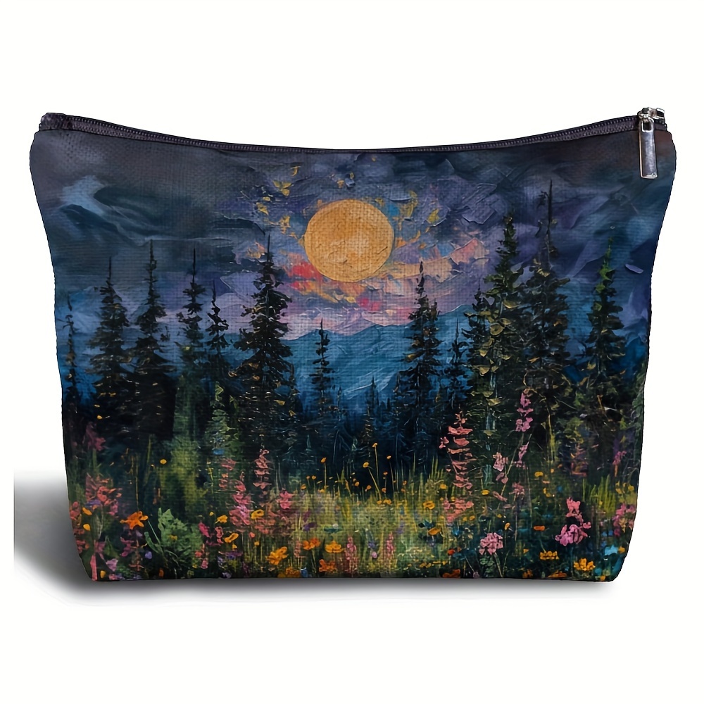 

1pc & Cosmetic Bag - , Zippered Toiletry , No ,