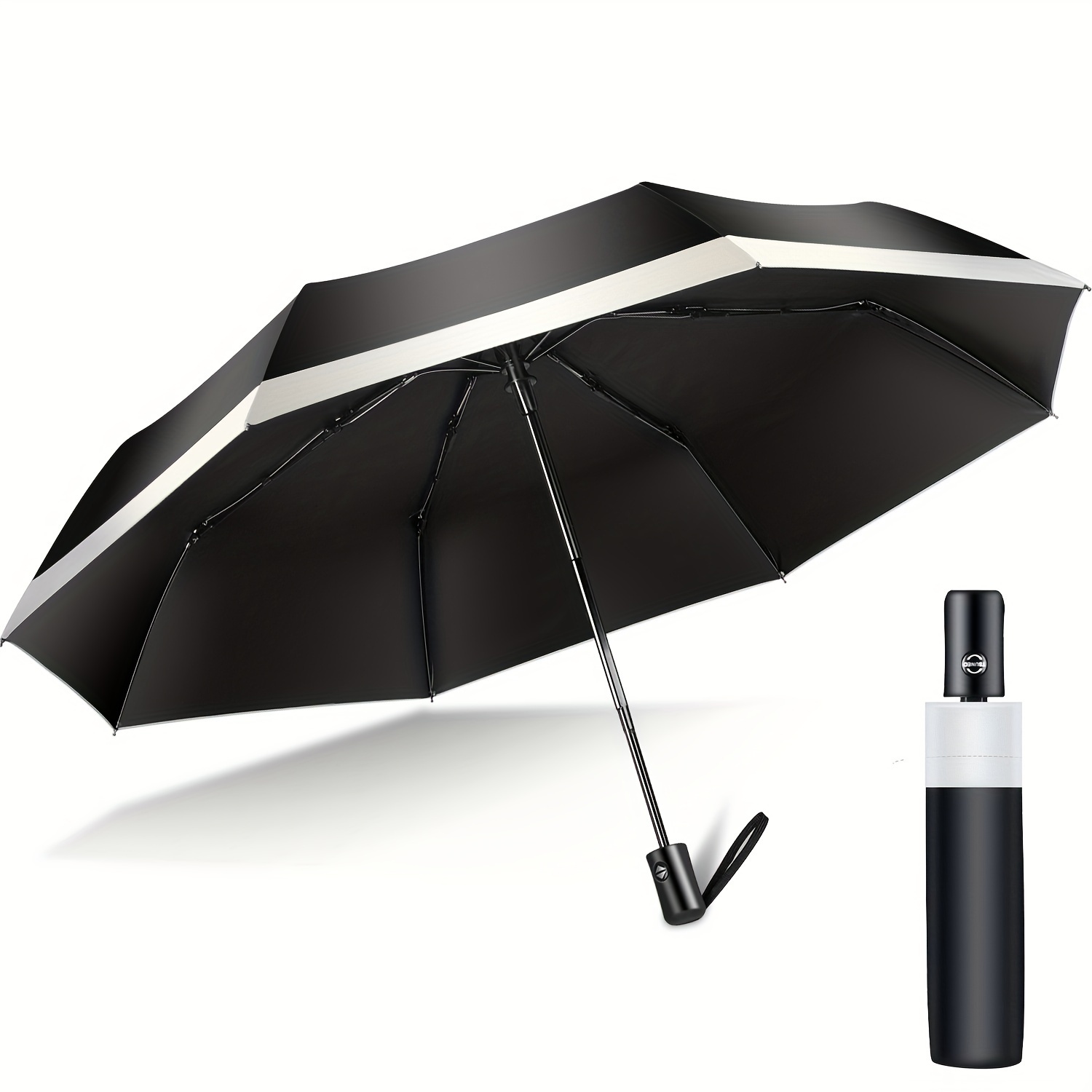 TEMU Umbrella Folding Umbrella Sun Umbrella Men's Women's Folding Umbrella Rain Umbrella Automatic Opening And Closing Water Repellent Suitable For