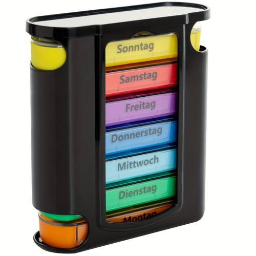 7 day pill box with 4 compartments a convenient and portable pill organizer medication box weekly pill box for morning lunch evening and supplements
