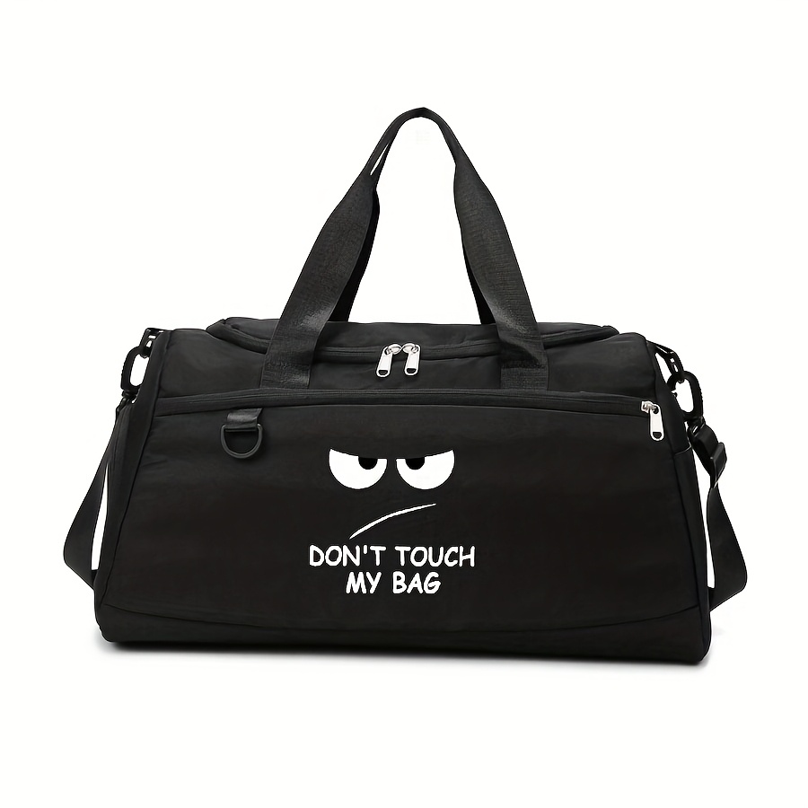 TEMU Schulter-Reisetasche mit " " Design, Fitness-Tasche mit Trocken- und Nassbereich, Unisex Crossbody Handtasche, Geräumige Reisetasche, Ideal für