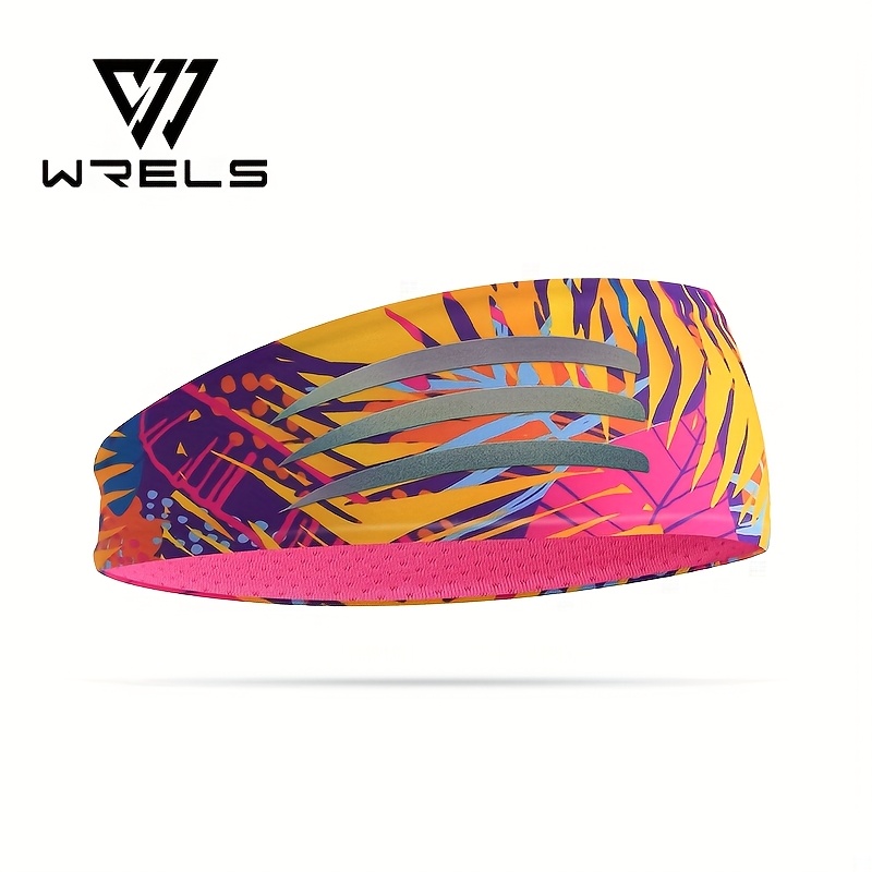 Image of Wrels Sports Ice Hairband | Anti-perspirant, Anti-slip, Breathable, Reflective, Elastic, Sweat-absorbent, Fitness Forehead Band
