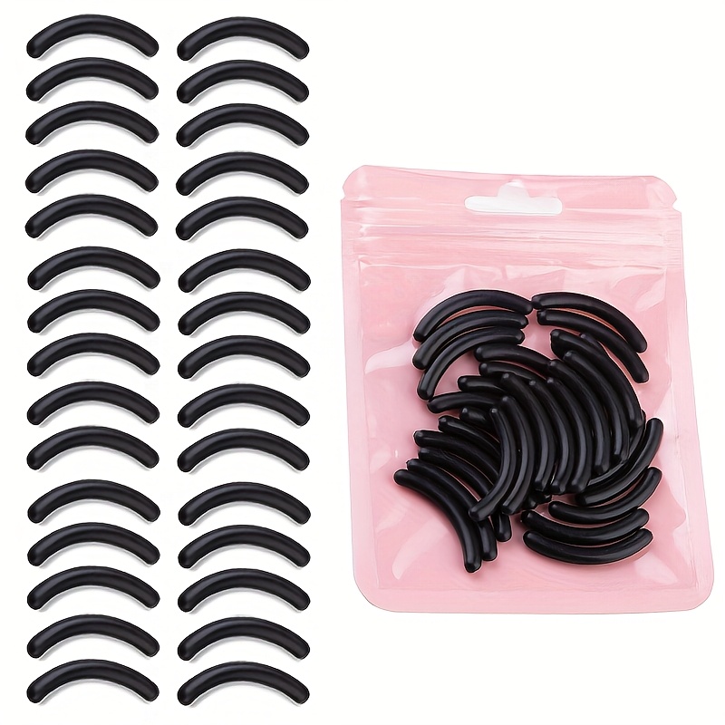Image of 30pcs Of Eyelash Curler Replacement Pads, Premium Eyelash Curler Refill Strips, Multiple Colors