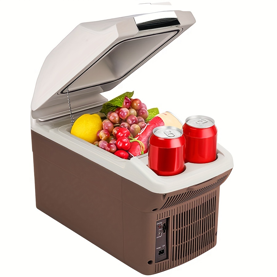 TEMU Car Refrigerator Refrigerator 9l - Portable Cooler And Warmer For Bedroom, Office, Car And Snacks