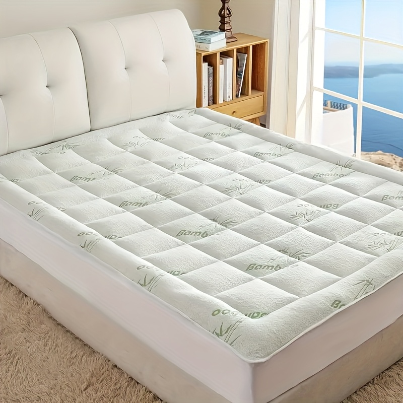 TEMU Cool Top Layer - Blanket Mattress Cover, Pillow Mattress Cover, With 8-21 Inches Deep Pockets, Suitable For Home, Hotel, And Dormitory Bedding
