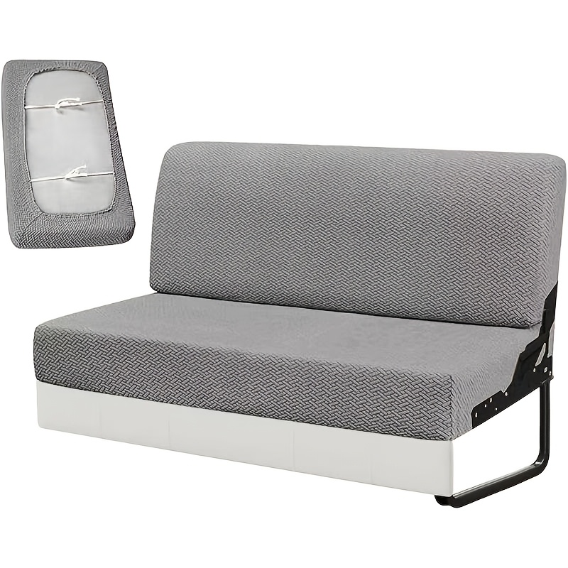 TEMU Juego de fundas elásticas tipo Jacquard 160T para asientos de de RV, 2 piezas, para cojín de sofá de RV y de almohada