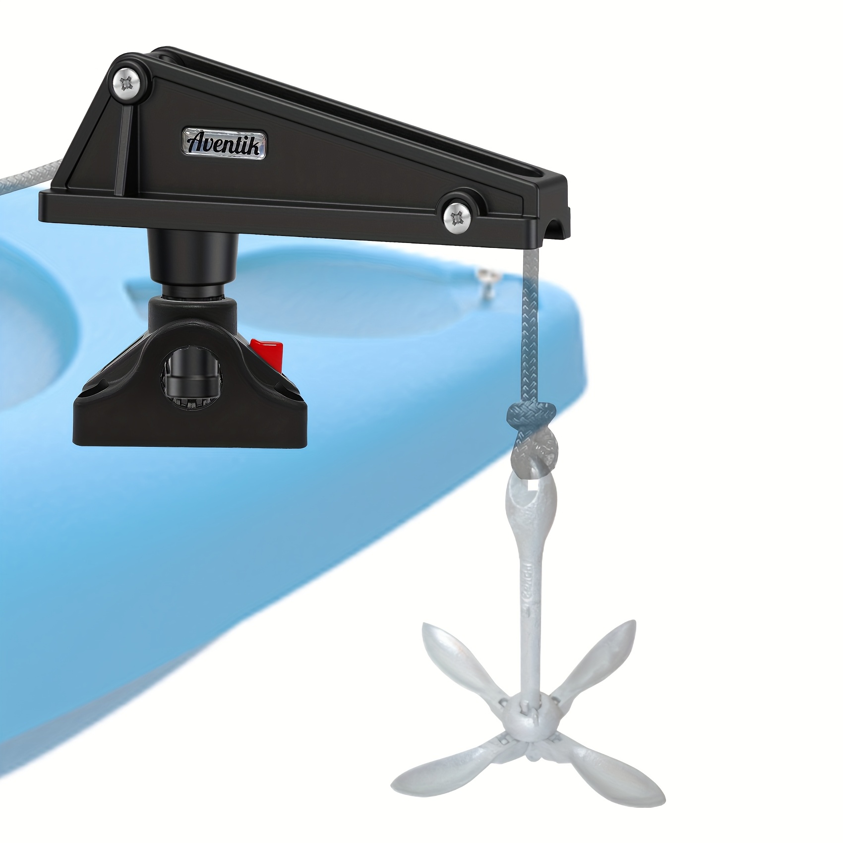 Temu – TEMU Kayak System With Side Deck Mount – Durable, Easy-to-use For Small Boats And Kayaks, Single-handed Operation, Versatile Installation