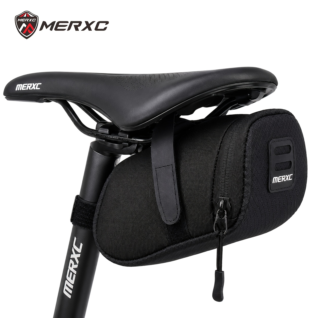TEMU Borsa da per bicicletta MERXC, borsa portaoggetti sotto con cerniera, custodia posteriore per mountain bike, bici da , accessori MTB, borsa per