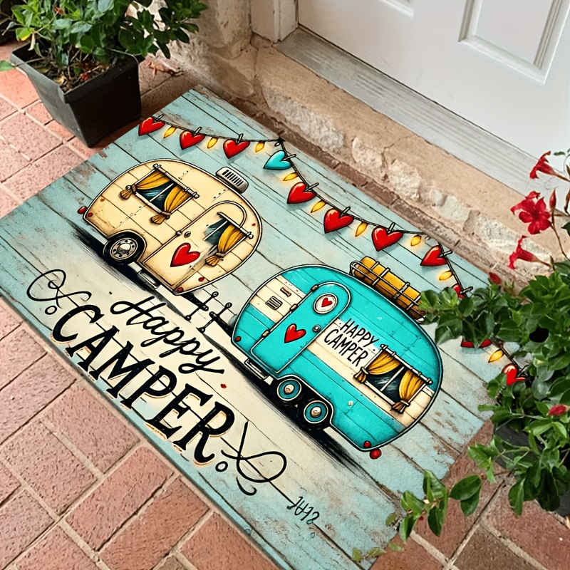 TEMU Zerbino 1 pz per cucina, soggiorno, tappeto da bagno - in spessa flanella con retro in PVC, copriletto e assorbente lavabile in lavatrice per ,