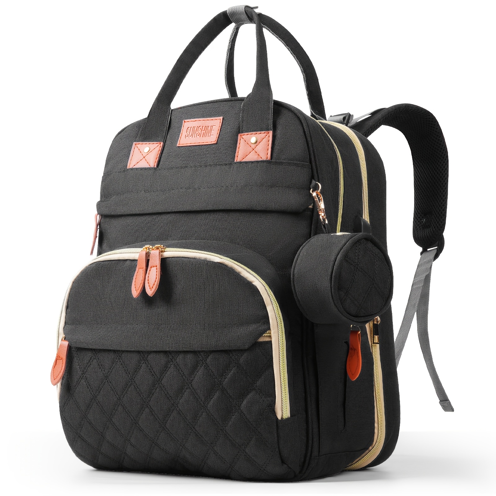 Image of Multifunctional Travel Backpack, Large-capacity Daypack With Multiple Compartments, Lightweight & , Versatile Organizer Backpack For , & Outdoor Activities