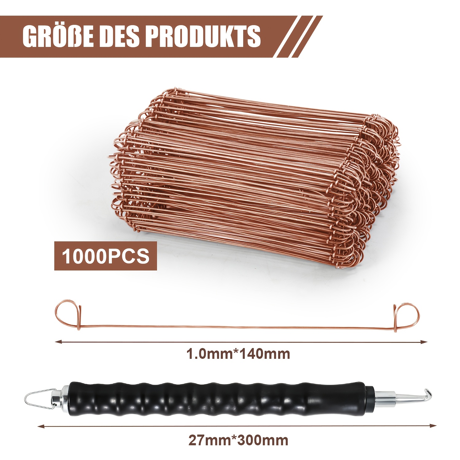 Image of 1.0 X 140mm Drilling Tool + 1, 000 Wires, High-quality Binding Straps And High-quality Drilling, High-quality Drilling Wires, Eyelet Wires, Drilling Wires, Drilling Wires, Eyelet Wires